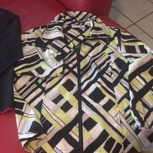 2 Zenergy by Chico’s zip up lounge wear